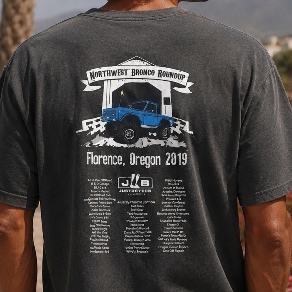 Port‎ & Company Northwest Bronco Roundup 2019 Florence Oregon Graphic T-Shirt XL